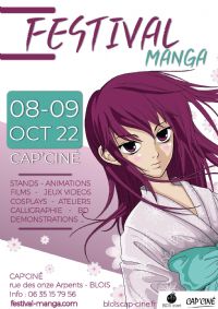 Festival Manga. Du 8 au 9 octobre 2022 à Blois. Loir-et-cher.  14H00